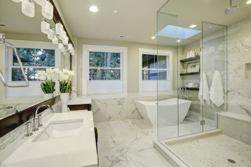 Spacious Shower Enclosure